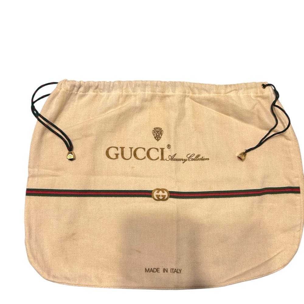 Gucci Beige Canvas Bag with Logo